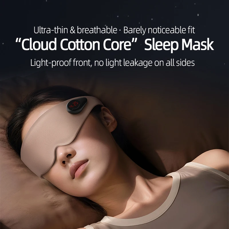 

Инструмент для сна с маской для глаз с функцией таймера, будильник для напоминания о сонных партнерах, чтобы блокировать свет