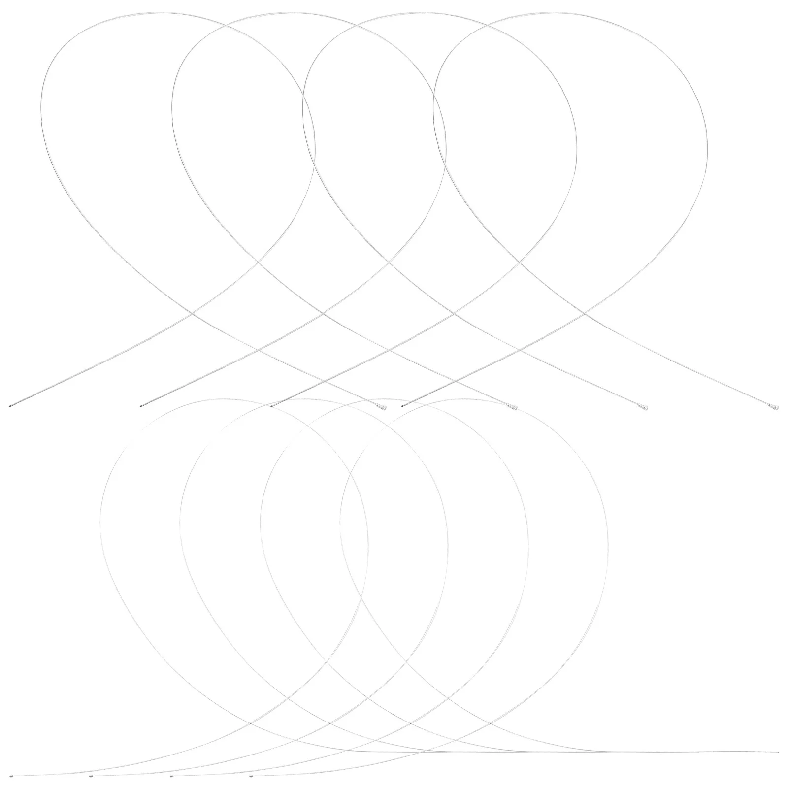 

1Set Cycling Bike Brake Cable Replacement Durable Lightweight Brake Lines Outdoor Bike Wire Kit for Mountain Road Folding Bikes