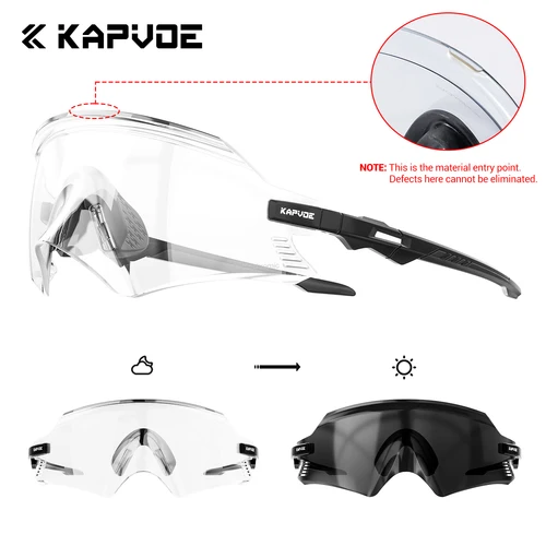2025 Kapvoe gafas de sol deportivas bicicleta de carretera bicicleta de montaña gafas de ciclismo gafas de montar gafas deportivas para hombre mujer gafas de ciclismo