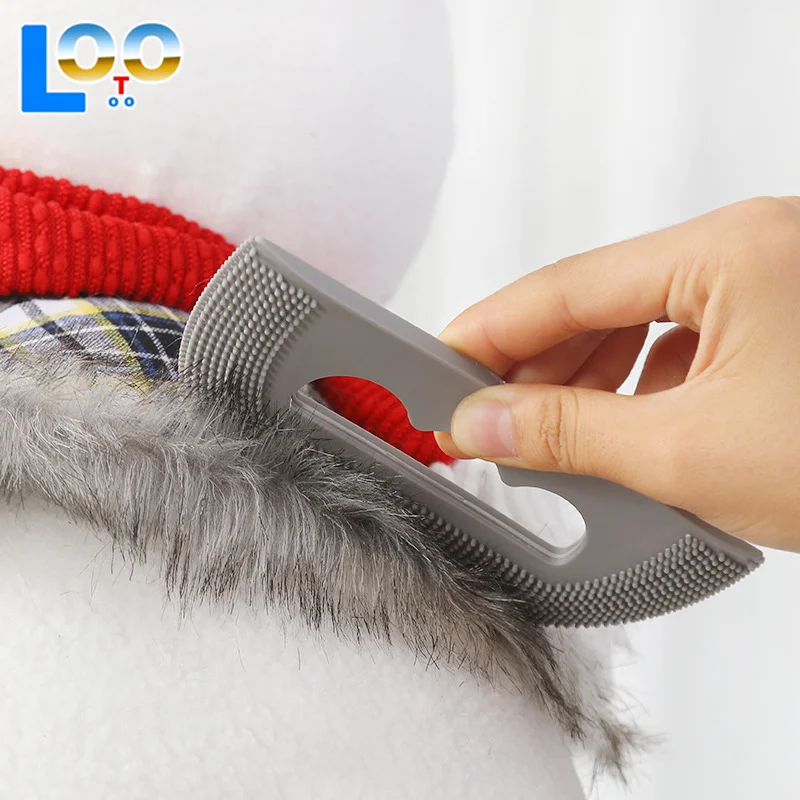 فرشاة إزالة الشعر للكلاب والقطط، فرشاة مطاطية ناعمة، أدوات تنظيف لينت الحيوانات الأليفة، أداة تشذيب كروية خفيفة الوزن، مستلزمات الحيوانات الأليفة