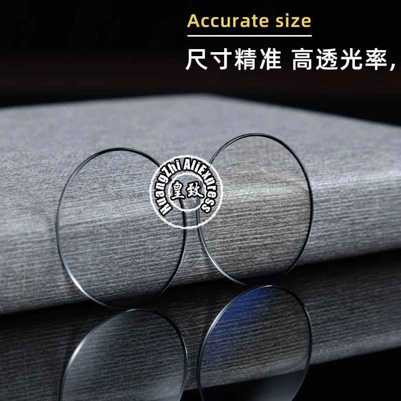 لساعة أرماني الزجاج المعدني AR-6008 AR-60007 AR60009 AR-1981 1980 AR-1946 1947 الضوء الأزرق الأسود الحدود ساعة زجاجية قناع عدسة