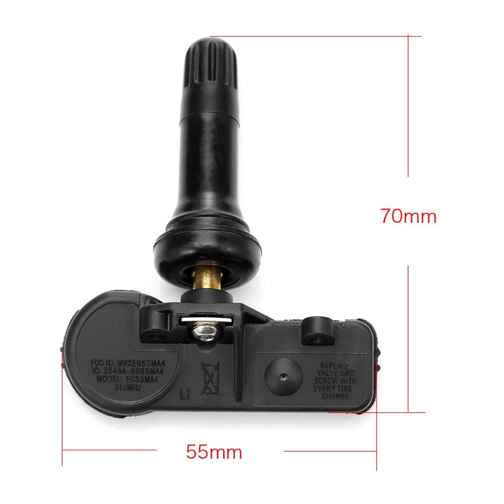 Tyre Pressure Sensor DE8T-1A180-AA 9L3Z1A189A  TPMS SENSOR TIRE PRESSURE FOR 2012-2013 Ford Mustang Fusion  E-150 F-150 Escape