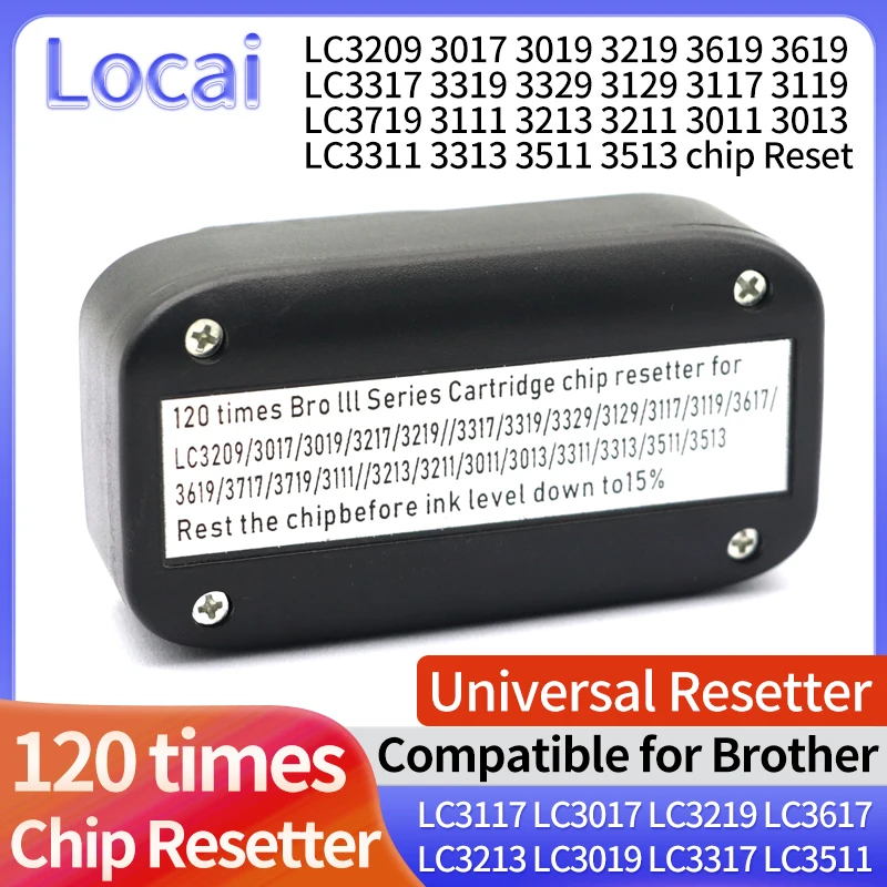 Imagem -01 - Reinicializador de Chip de Cartuchos de Tinta Apto para Brother Lc3209 Lc3017 Lc3019 Lc3619 Lc3317 Lc3319 Lc3329 Lc3129 Lc3117 Lc3119