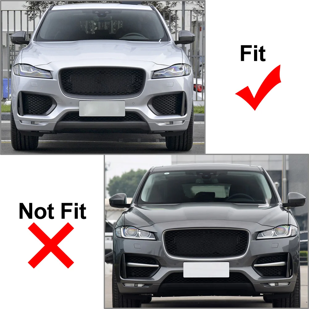 Car Fog Lights Fog Lamp Molding Frame Bezel Cover Accessories For Jaguar F-Pace 2016 2017 2018 2019 2020