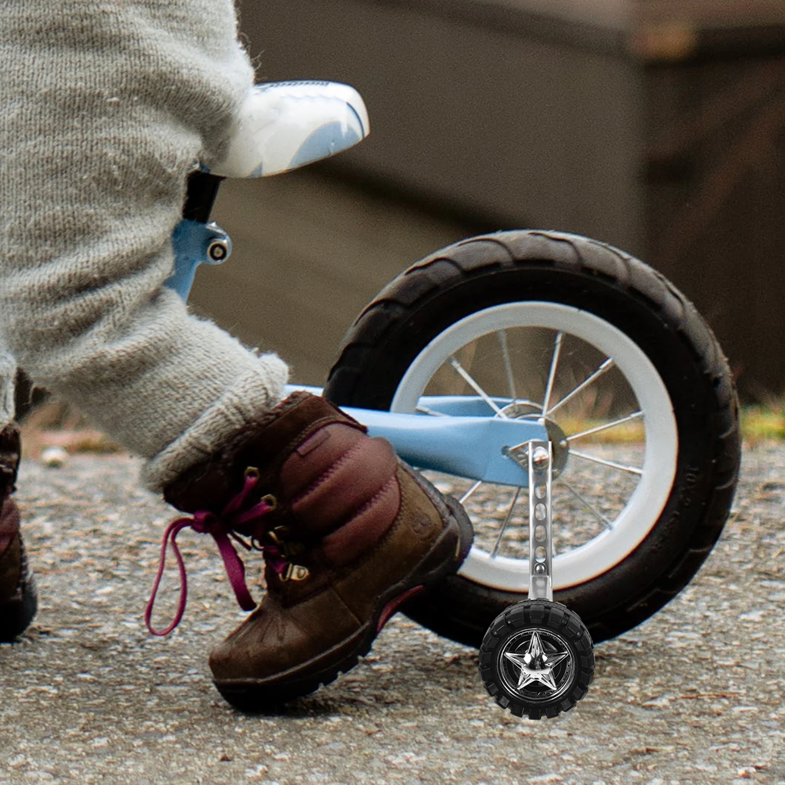 

Auxiliary Wheel Guard Kids Training Rear Support Stabilisers for Bike Wheels Children Folding