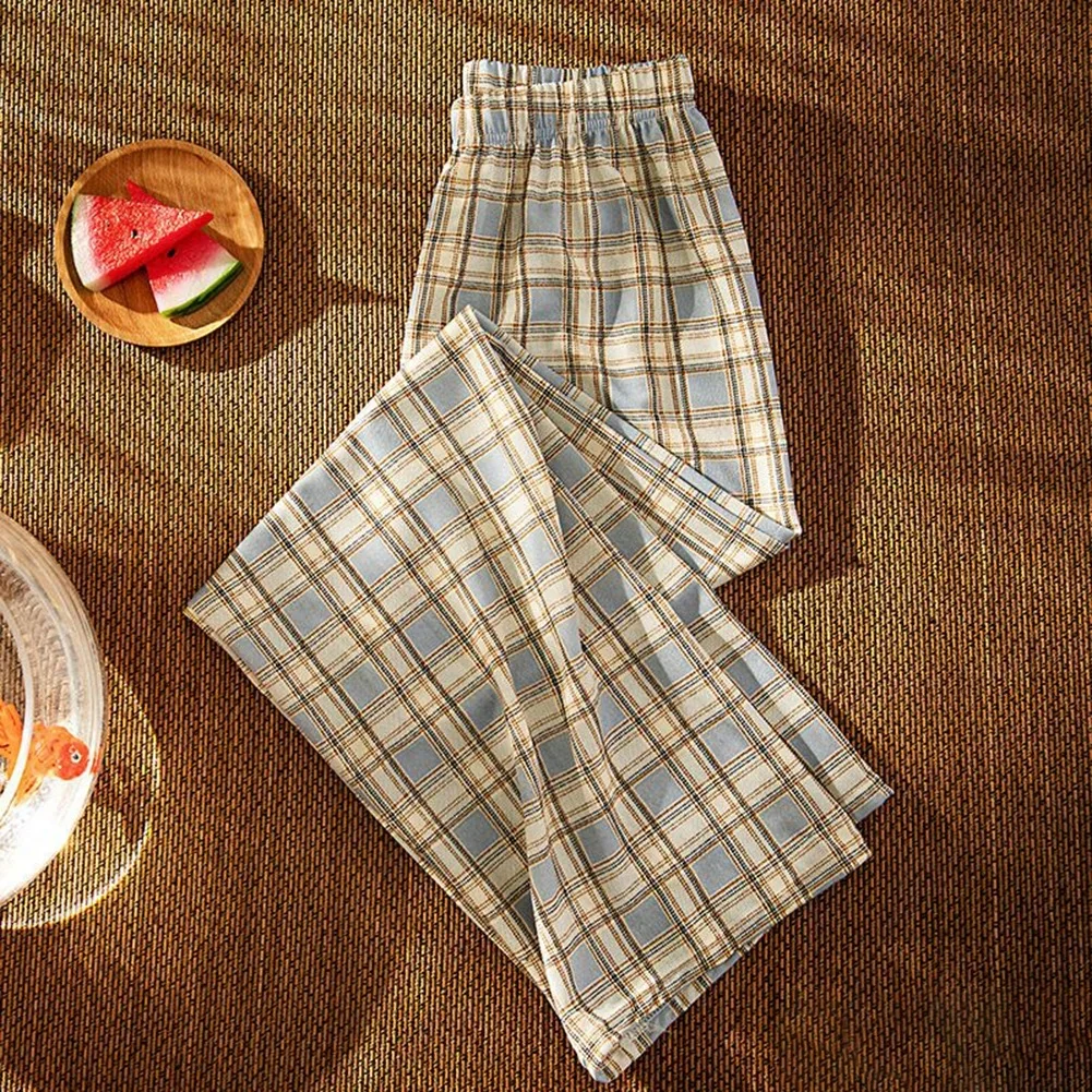 

Удобные женские брюки в клетку, утягивающие женские брюки в клетку, подходящие для весны, лета, осени, новый сорт