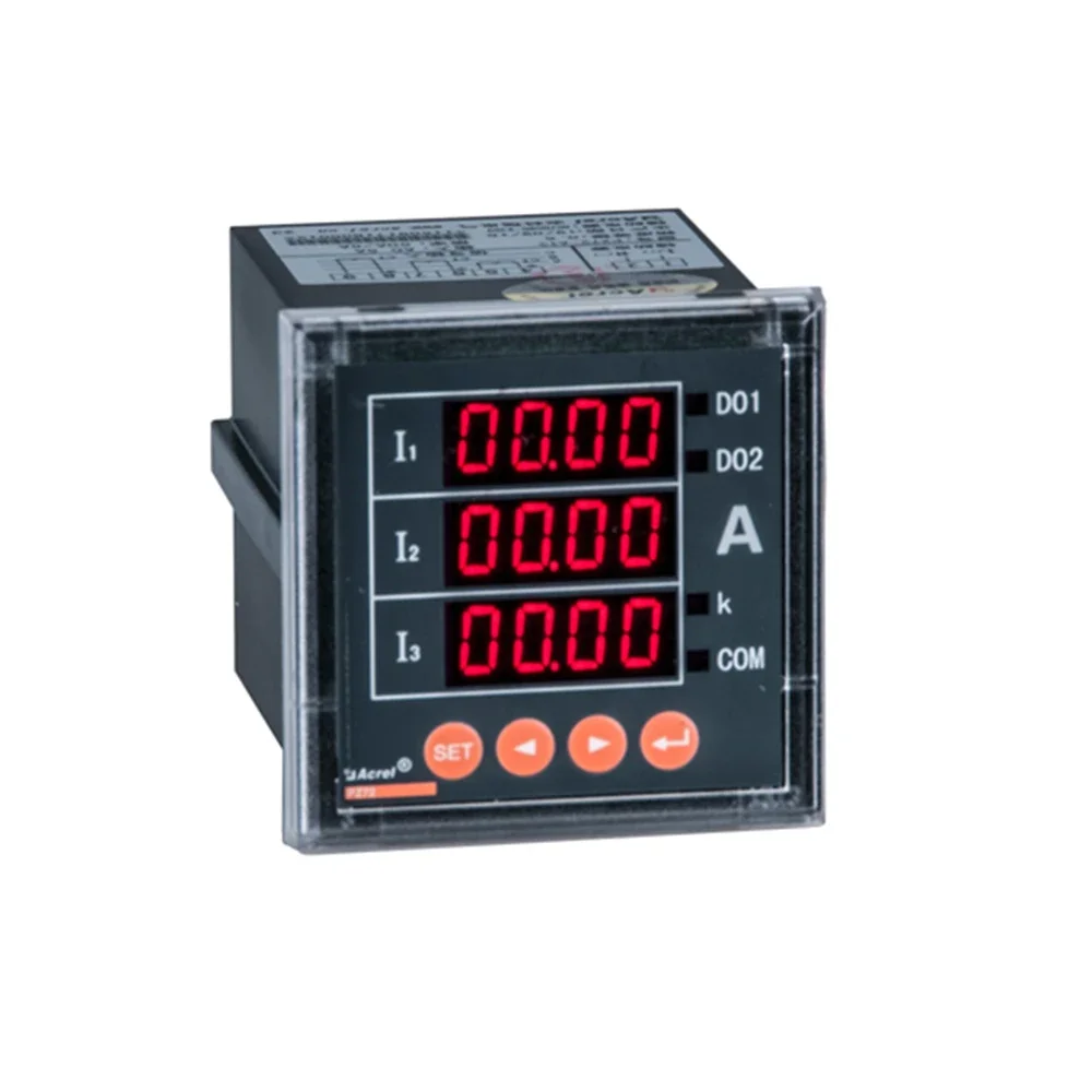 Electric PZ72-AI3 Three Phase Ammeter With RS485-moudbus LED Display