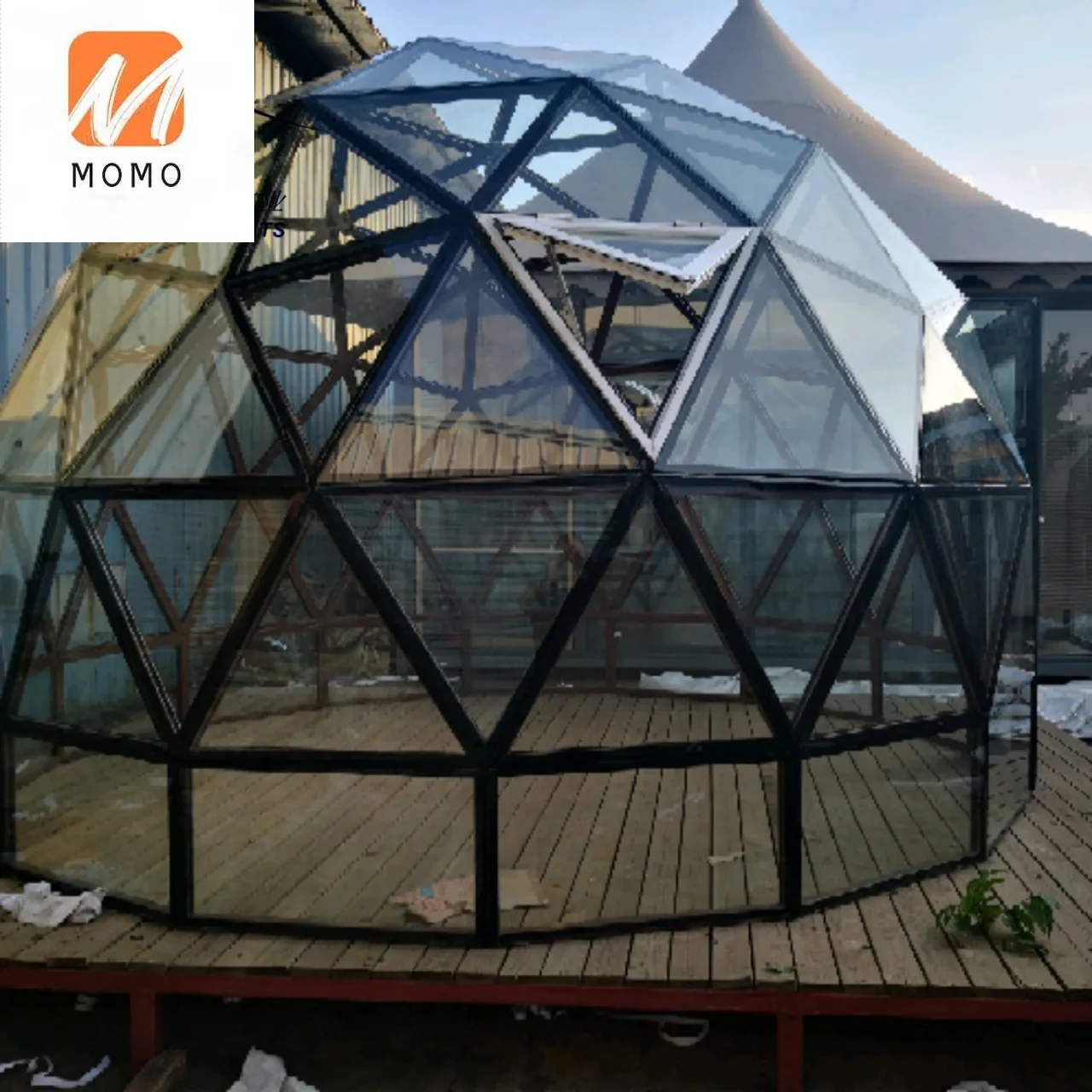 Bubble House Glass Spherical Transparent Starry Sky Tent Hotel Farmhouse Outdoor Restaurant B & B Scenic Spot Camping