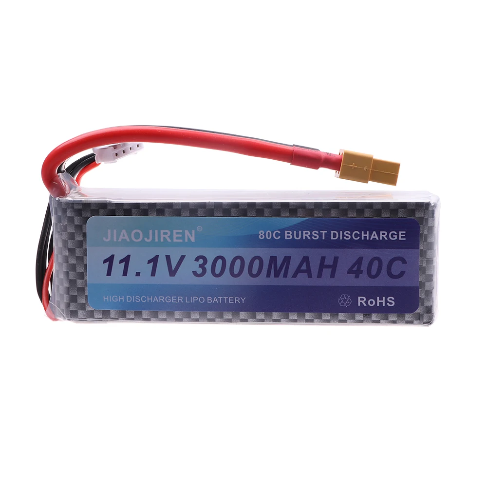 11.1V 3000mAh XT60 plug Battery 803496 Lipo Battery For RC Car Airplane Helicopter Spare Parts 3S 11.1 v for RC toys accessories