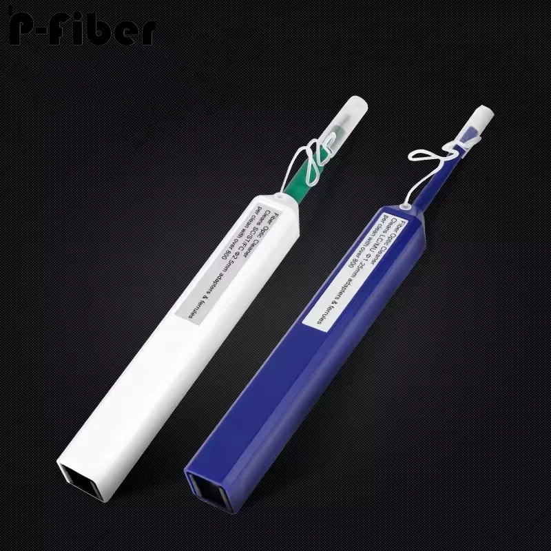 Optical fiber cleaning pen 5pcs for LC SC FC ST connector flange cleaner one-press optical fiber end face cleaning 2.5mm 1.25mm