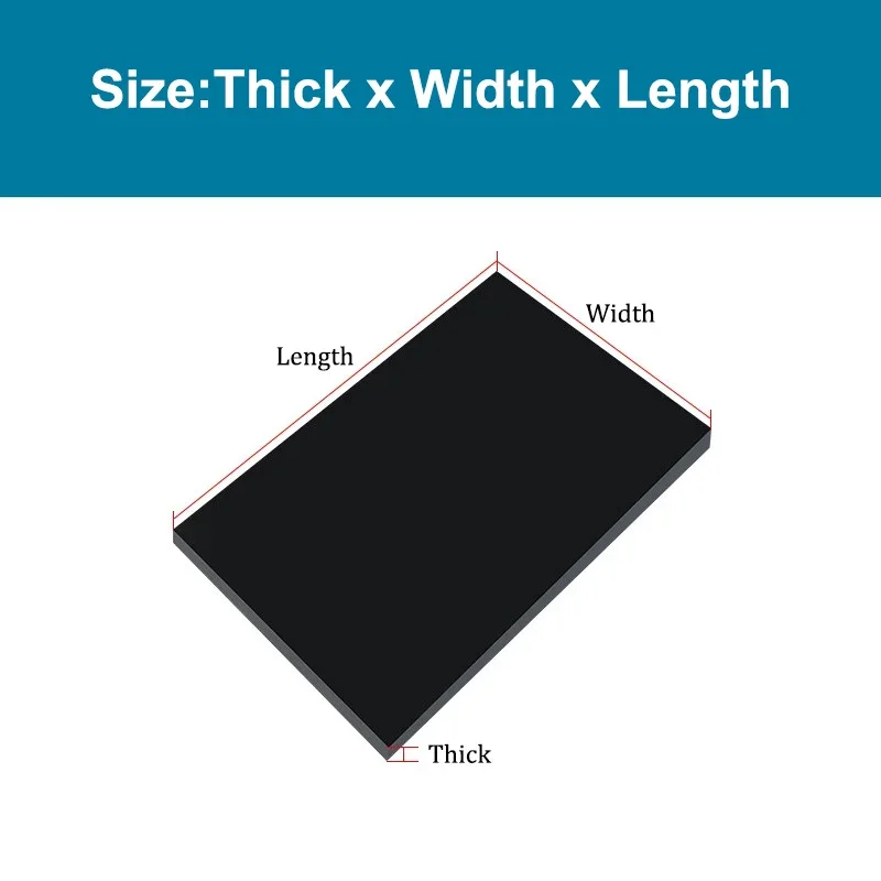 Black / White Hard Plastic Sheet POM Plastic Plate Thickness 2-50mm POM Board, Processing and Customization