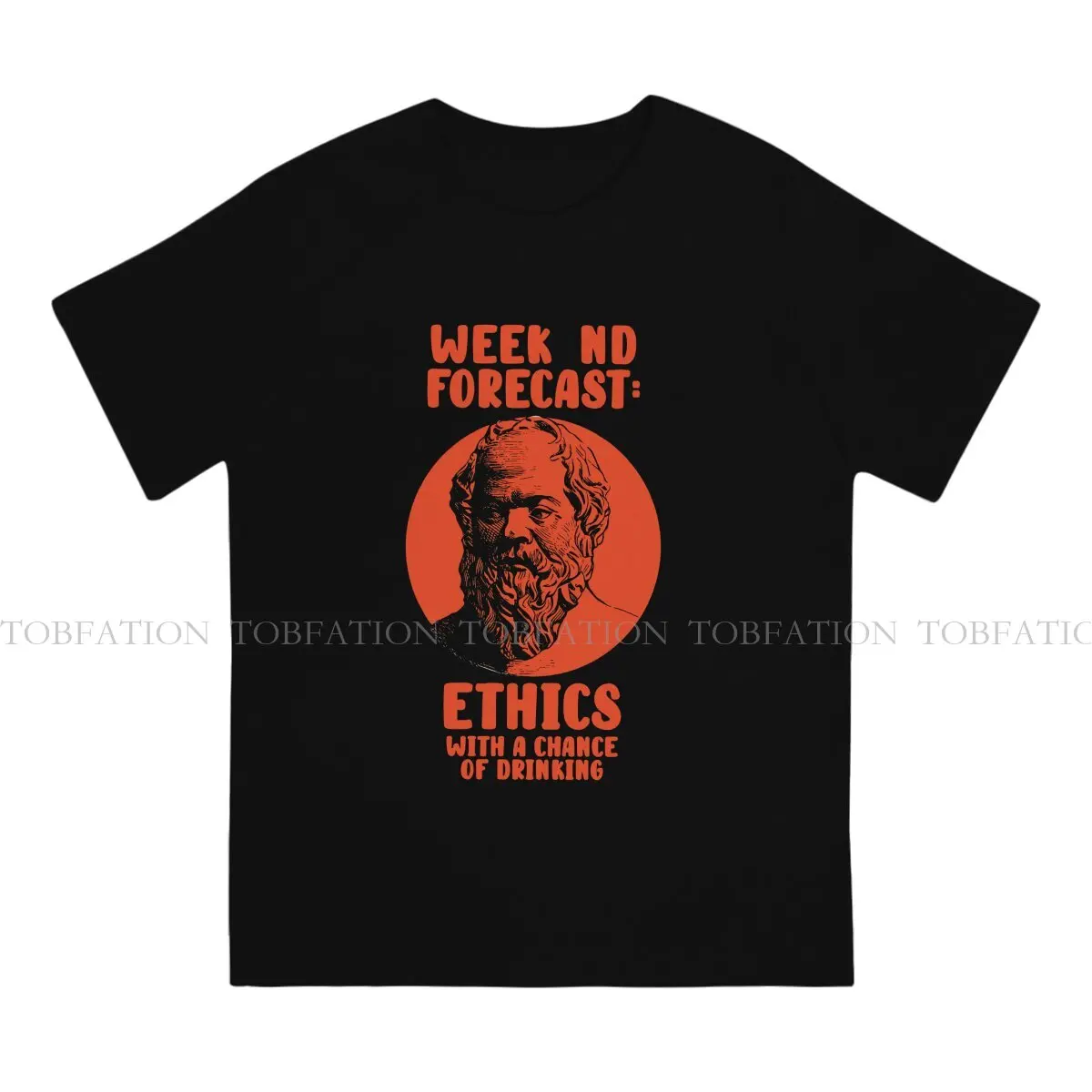 Metaphysica Socrates Philosophy Ethics Cotton T Shirt Harajuku Fashion Men\'s Tshirt O-Neck Streetwear