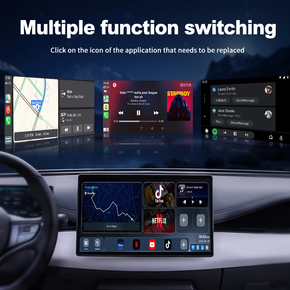 MMB MAX Android 13 CarPlay Ai Box 8+128G QCM6125 Netflix&Youtube GPS 4G LTE For BYD Seallion&DENZA Multimedia Video Android Auto - Image 2