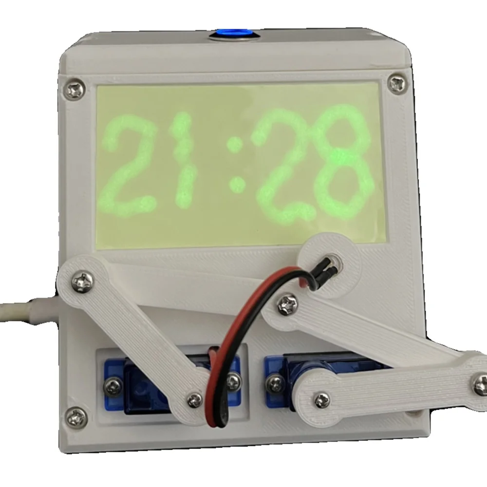 Creative Automatic Writing Time Robot Programming Clock