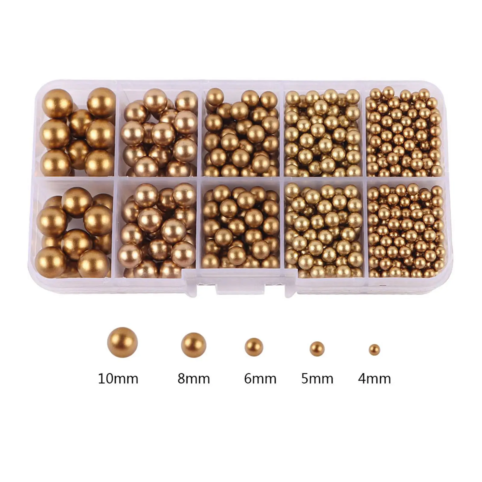 Imitation Pearl Beads No Hole DIY Craft 4mm 5mm 6mm 8mm 10mm No Hole Faux Pearl Beads for Table Scatter Hats Clothes Resin Bags
