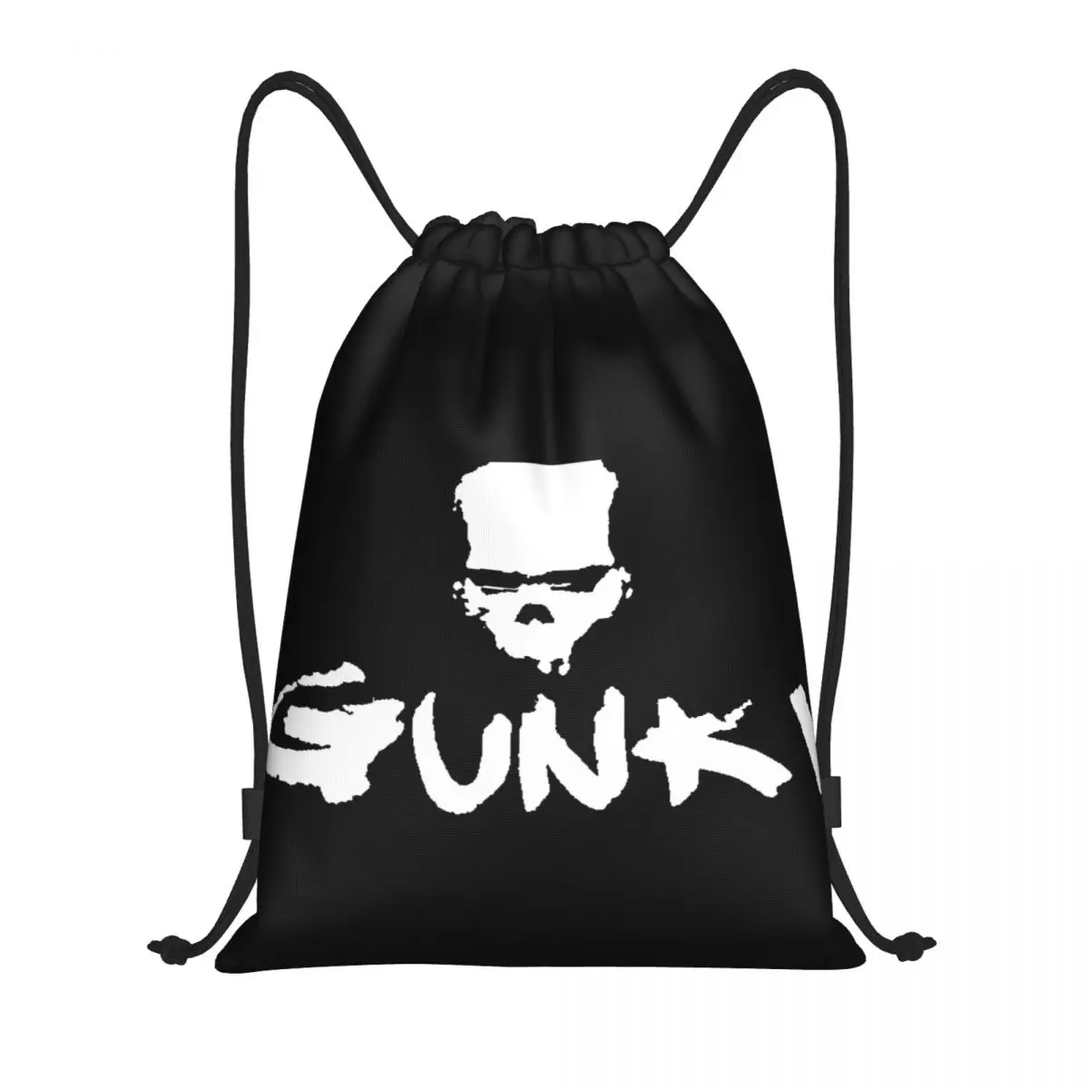 Gunkis Fishing Rod Drawstring Bags Men Women Foldable Sports Gym Sackpack Fish Training Backpacks