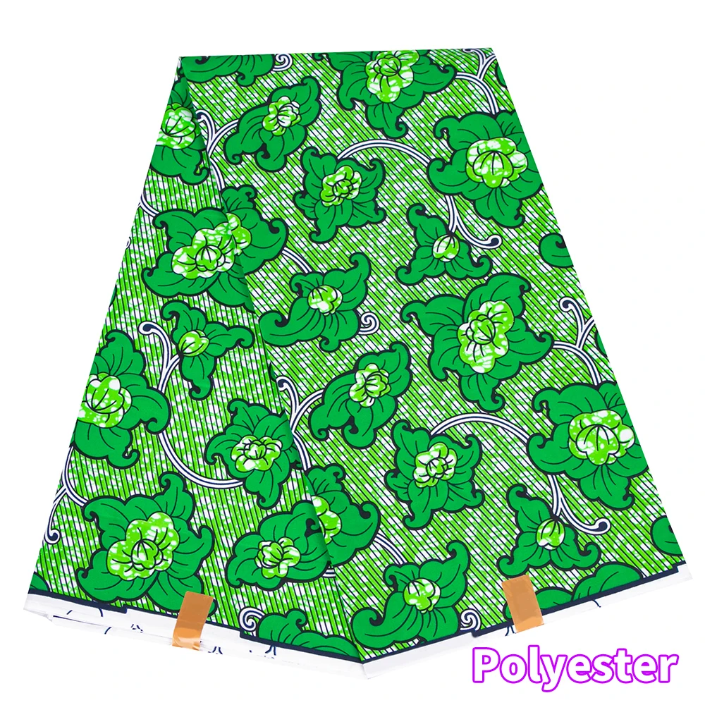 Veritablewax 2026 Big Sale African Wax Prints Fabric New Ankara Bazin High Quality 6 Yards African Fabric for Party Dress N-25