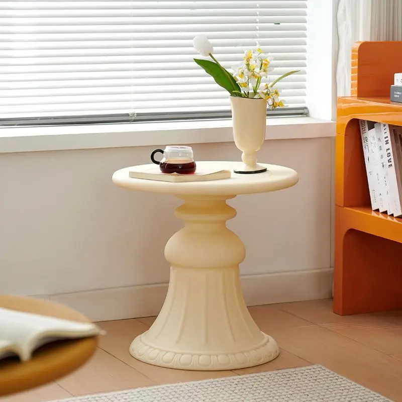 Nordic cream wind starry sky spots edge few, home living room floor ornament creative corner few vase shape coffee table