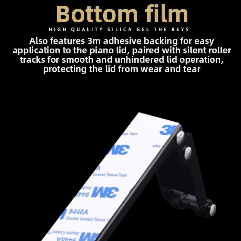 البيانو الهيدروليكي الخارجي المهنية غطاء البيانو قطرة بطيئة جهاز مضاد للضغط ملحقات أداة المضادة للمشبك #4