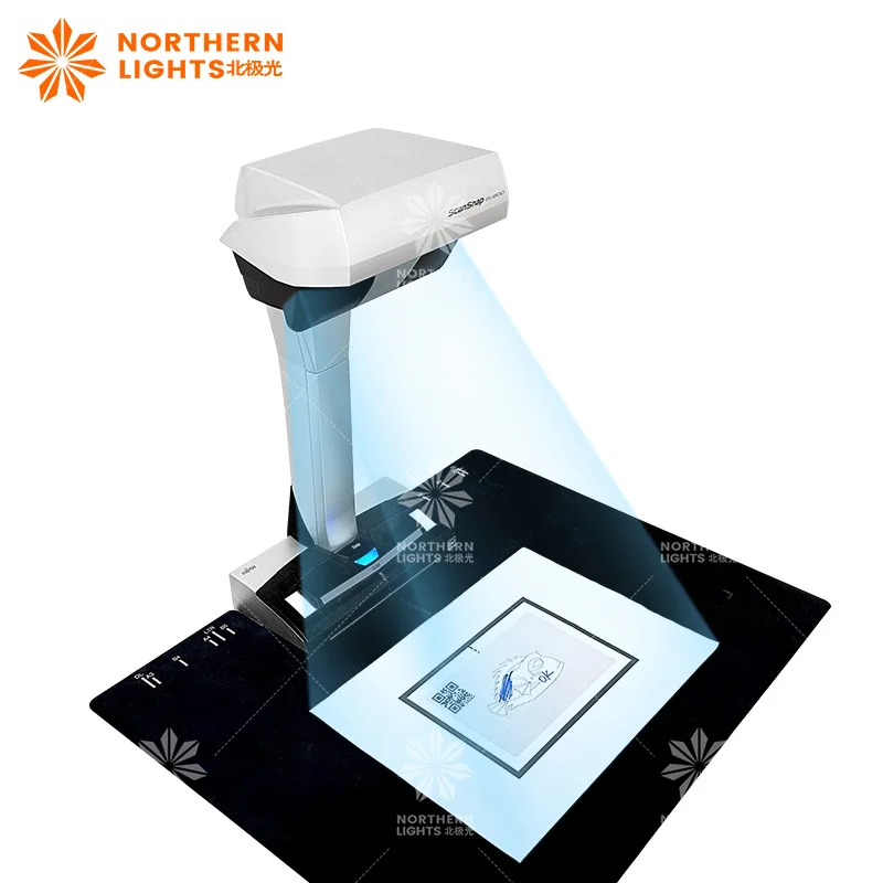 Scanner 16 Million Pixels For Projector Presenter High Speed Portable Document Scanner For Paper And Book