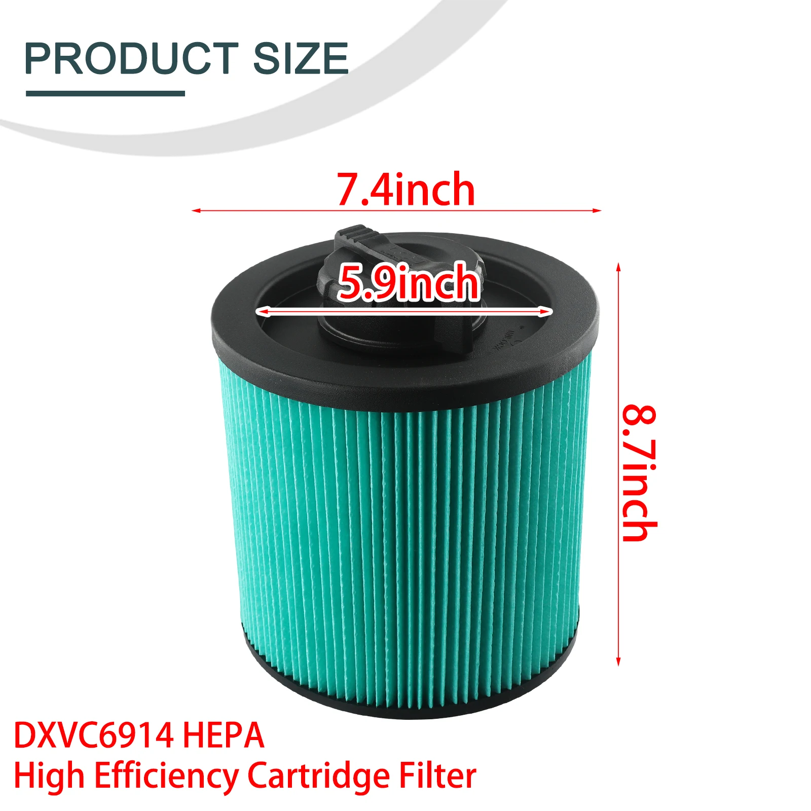 

HEPA Vacuums Cartridge Filter Wet/Dry Vacuums Cleaners DXVC6914 For DXV06P DXV09P DXV09PA High Quality Practical