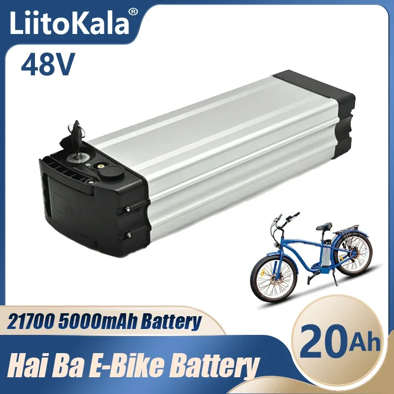 

LiitoKala 48V 20Ah Haiba Ebike Battery Pack 21700 Lithium Battery For Shengmilo MX21 AOSTIRMOTOR A20 Folding Electric Bicycle