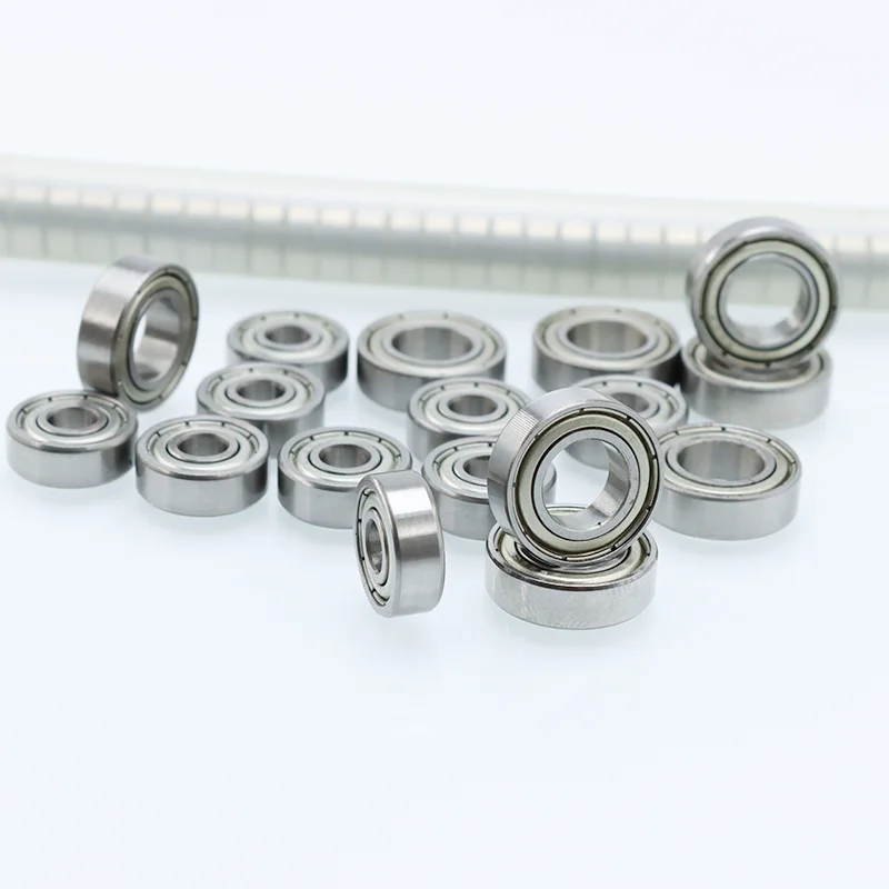 10pcs Miniature Ball Bearing 2x5x2.5 3x7x3 3x8x4 4x7x2.5 4x8x3 8x22x7 for 3D Printing Bike RC Car Toy 608zz Small Mini Bearings