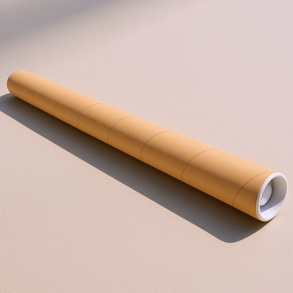 Tubi postali Kraft Tubo portaoggetti per poster portatile per stampe di opere d'arte Carta da disegno Custodia per trasporto di documenti Rotoli di spedizione