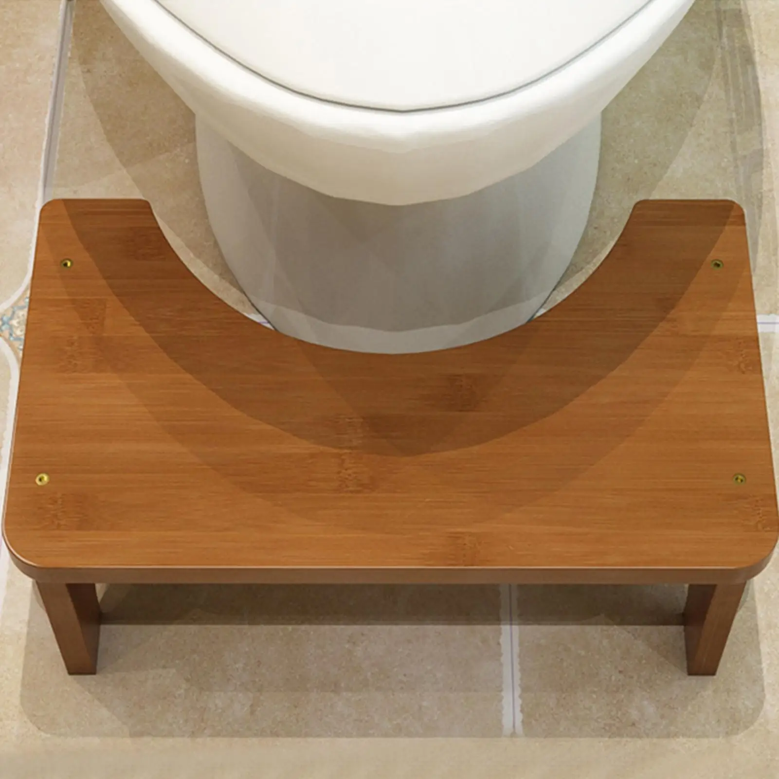 

Toilet Stool Wooden Toilet Stool Seat Ergonomic Potty Step for Adults Elderly Children Home Bathroom Shower toilet stool