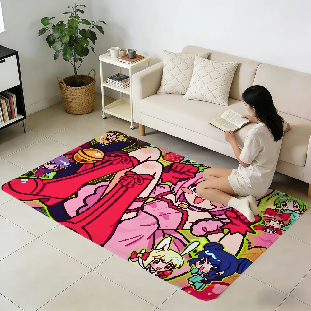 cartoon cute classic T-Tokyo Mew Mew Doormat hogar Bedside Rug Kitchen Bath Floor Mat Hallway Balcony Carpet Entrance Decor Home