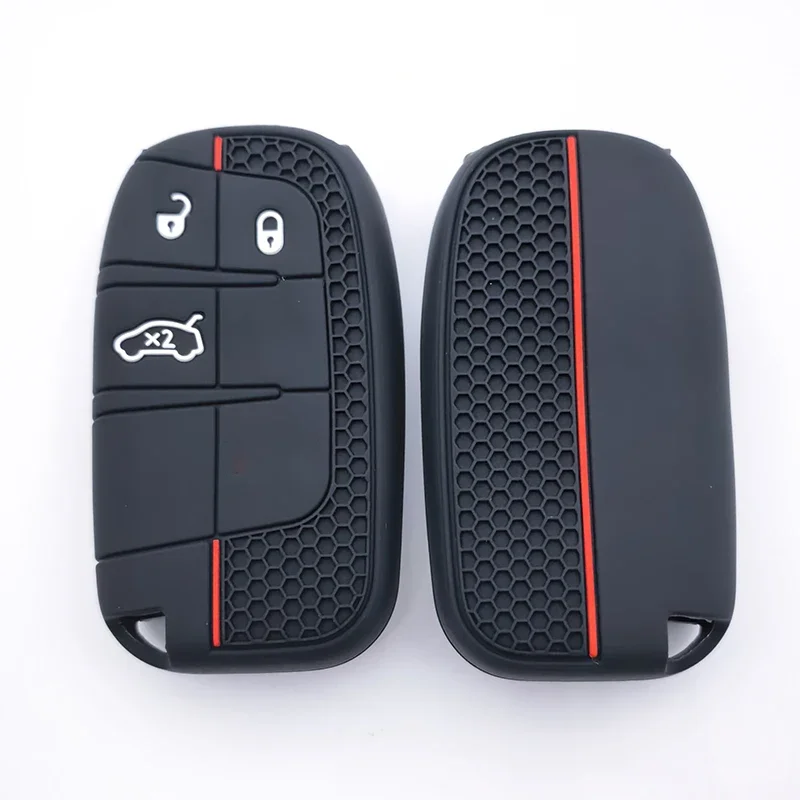 Schlüsseletui für Jeep Cherokee Compass S Renegade Grand Commander für Dodge Journey Challenger Jcuv Ladegerät für Chrysler 300C