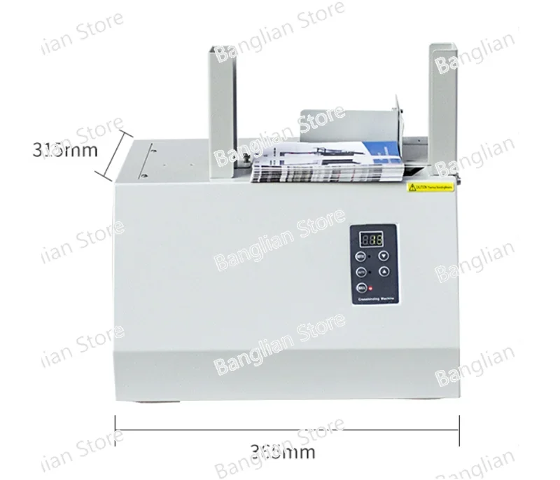 25*22cm Banknote Binding Machine Intelligent Induction Strapping Machine Automatic Hot Melt Paper Tape Bundling Machine