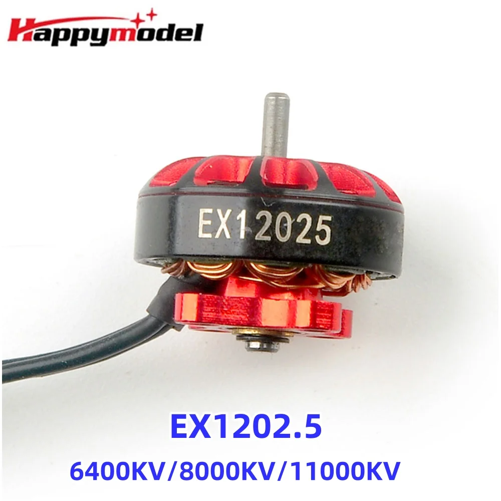 4 sztuk HappyModel EX1202.5 1202.5 6400KV 8000KV 11500KV 1-3S bezszczotkowy silnik do RC FPV Racing Freestyle 3 Cal wykałaczka drony