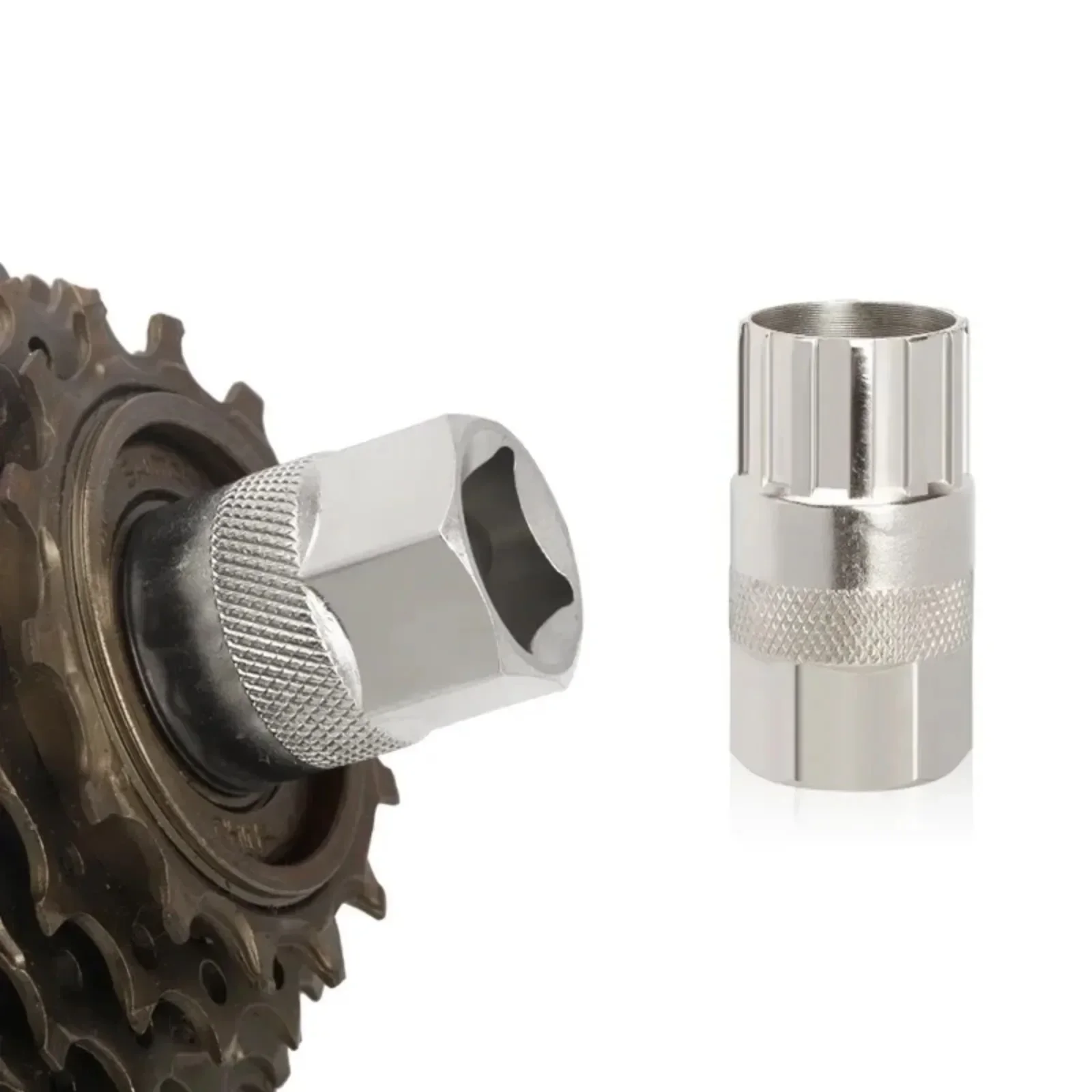 Bicycle Freewheel Sprocket Removal Repair Tool for 6/7/8/9/10/11S Mountain Road Bike Rear Hub Cog Flywheel Overhaul Extractor