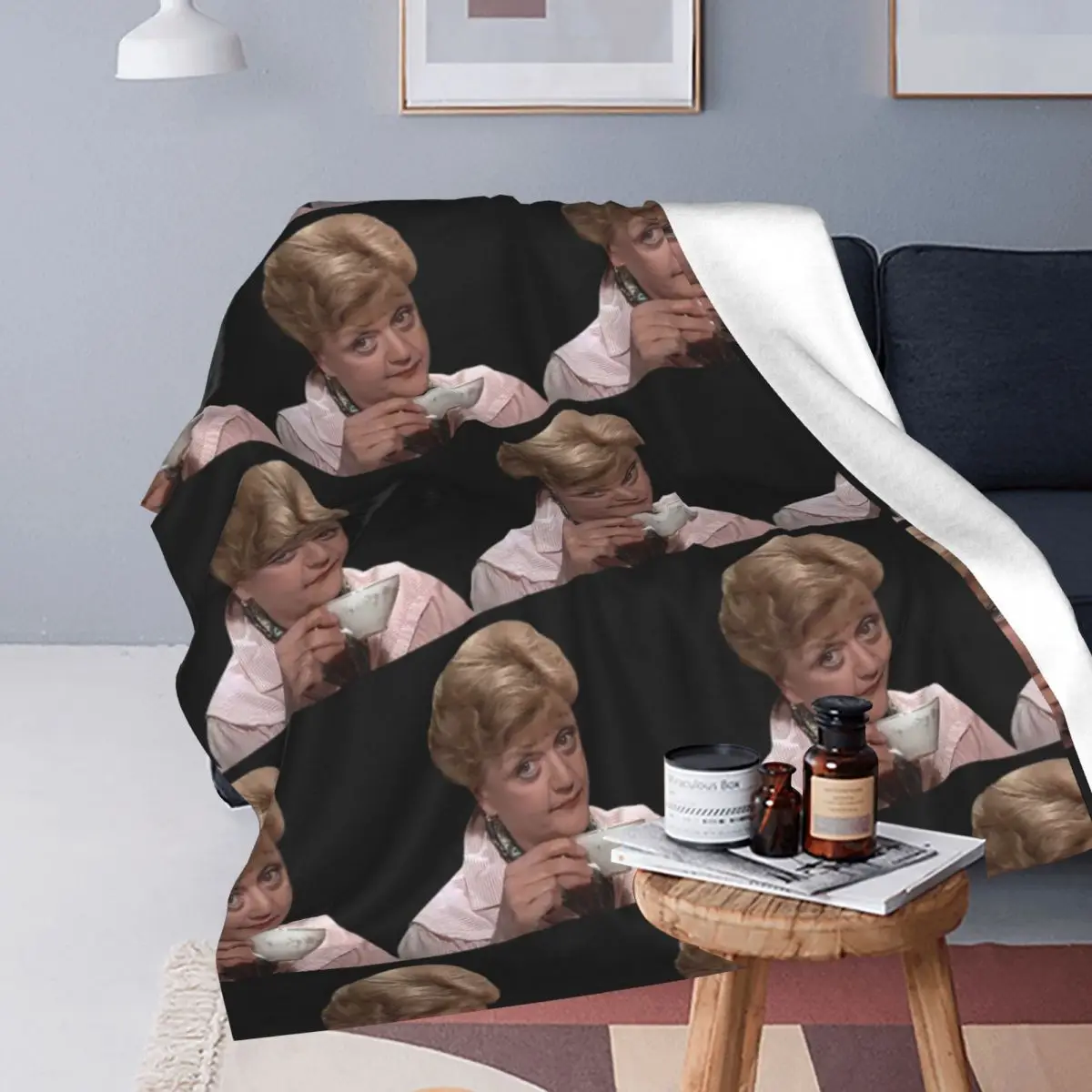 Jessica Fletcher Judging Murder She Wrote Blanket Soft Warm Flannel Throw Blanket Cover for Bed Travel Home Sofa