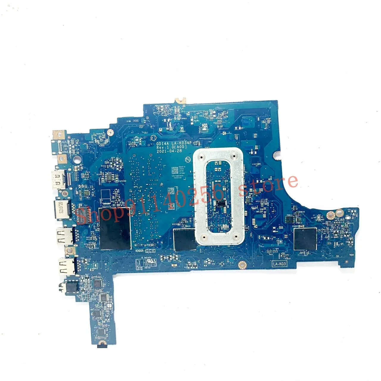 Imagem -02 - Placa-mãe Py8nm 0py8nm Cn0py8nm para Dell 3501 Laptop Motherboard Gdi4a La-k034p com Srk08 I31115g4 Cpu 100 Funcionando Bem Completo