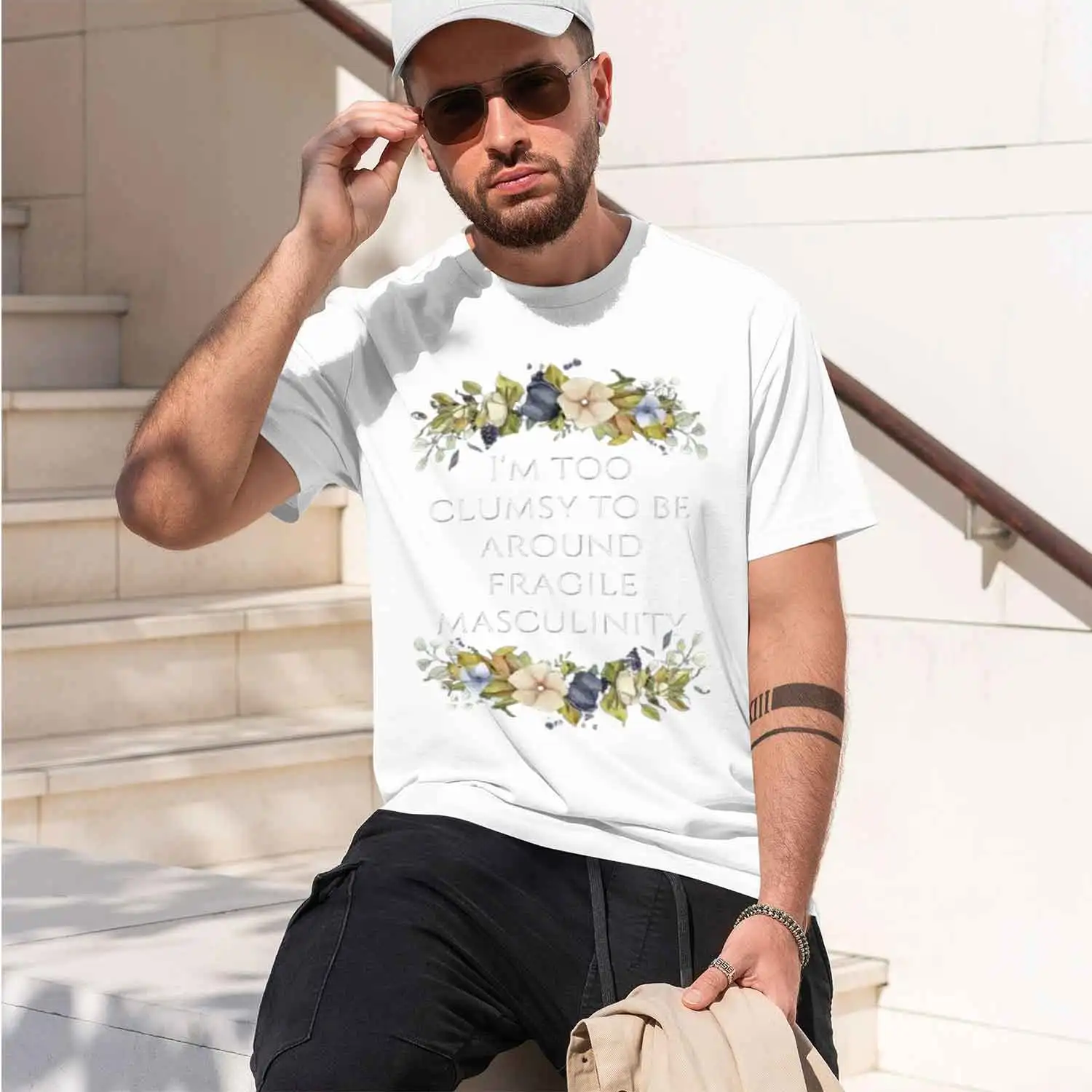 I'm too clumsy to be around fragile masculinity T-Shirt Short sve tee customs design r own anime figures sweat shirts, men 2026