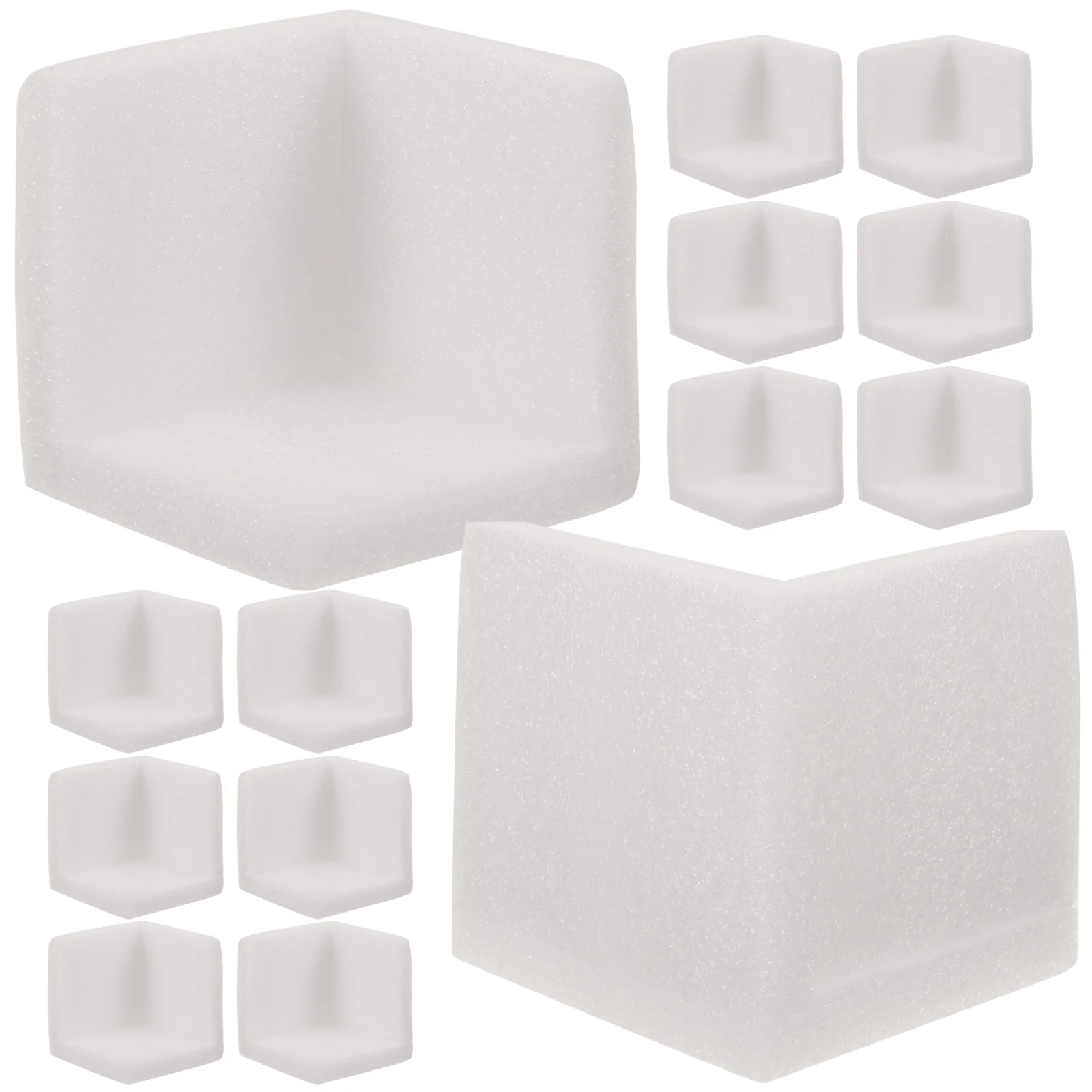 50 قطعة مصدات الحواف لحامات زوايا الأثاث عالية الكثافة توسيد الحرس حماية زوايا الطاولة التعبئة والتغليف السلامة #1