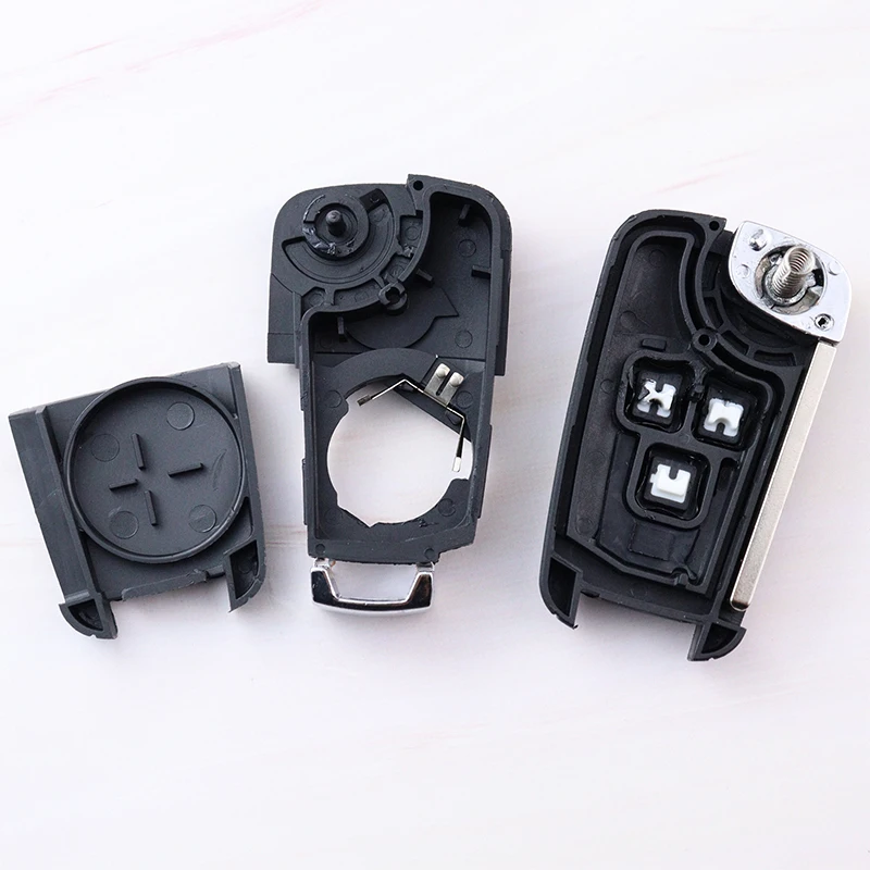 Opel Corsa Astra Vauxhall Omega Vectra Zafira용 자동차 열쇠 고리 쉘 케이스