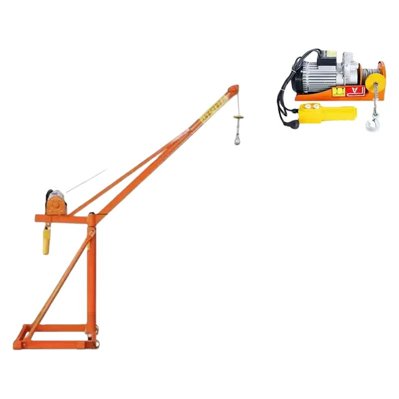 High-quality mini trailer type marine small crane 360 degree rotation for sale