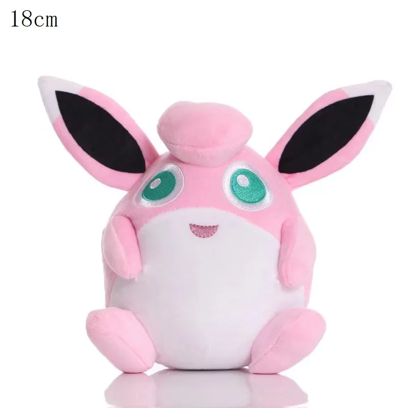 20cm Cartoon Pokemon Clefairy Jigglypuff Plush Toy Cute Igglybuff Cleffa Doll Pokémon Vulpix Chansey Stuffed Toys Kids Xmas Gift