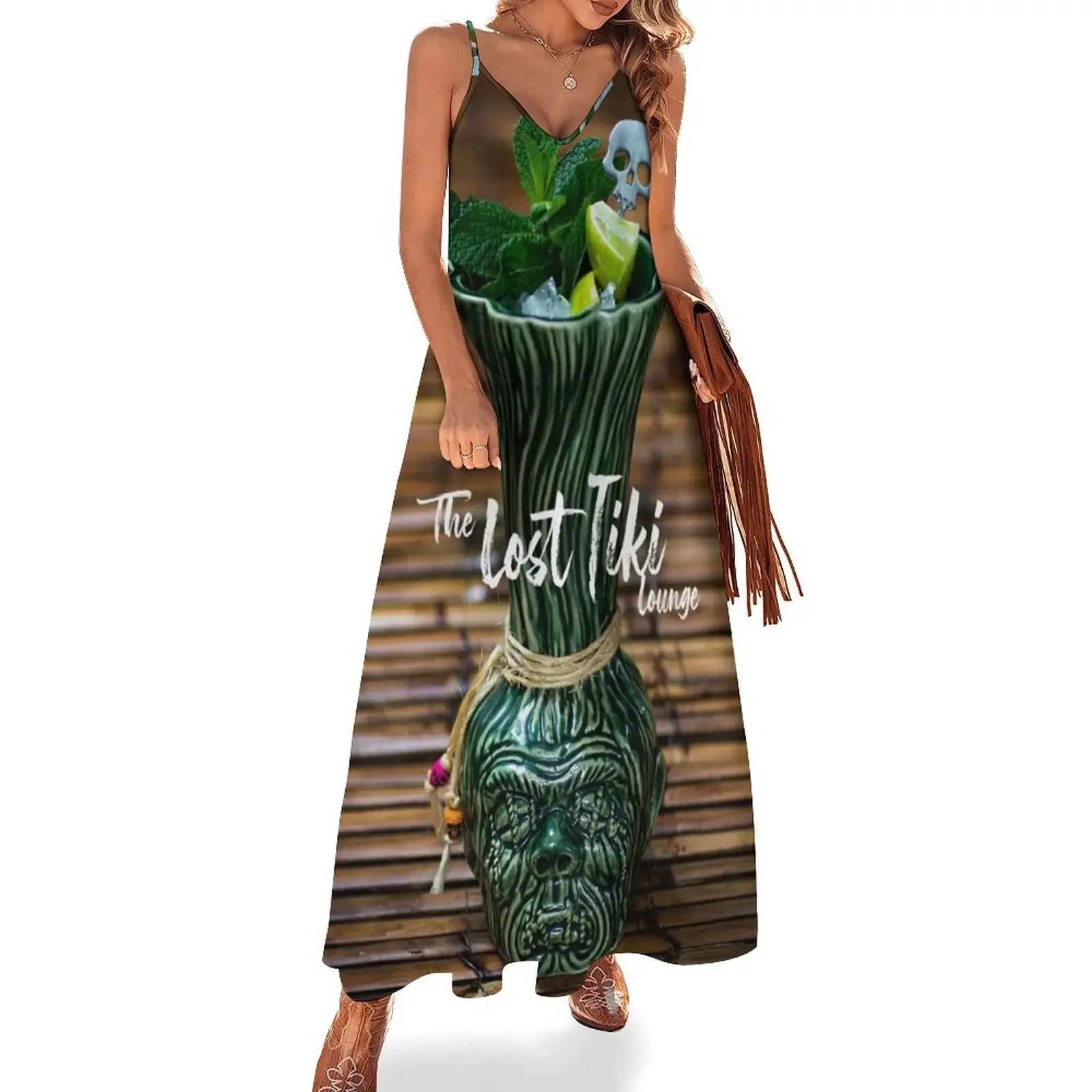 

The Lost Tiki Lounge - Official Merch - Zombie Mug Sleeveless Dress Dress for girls dress summer 2025 women