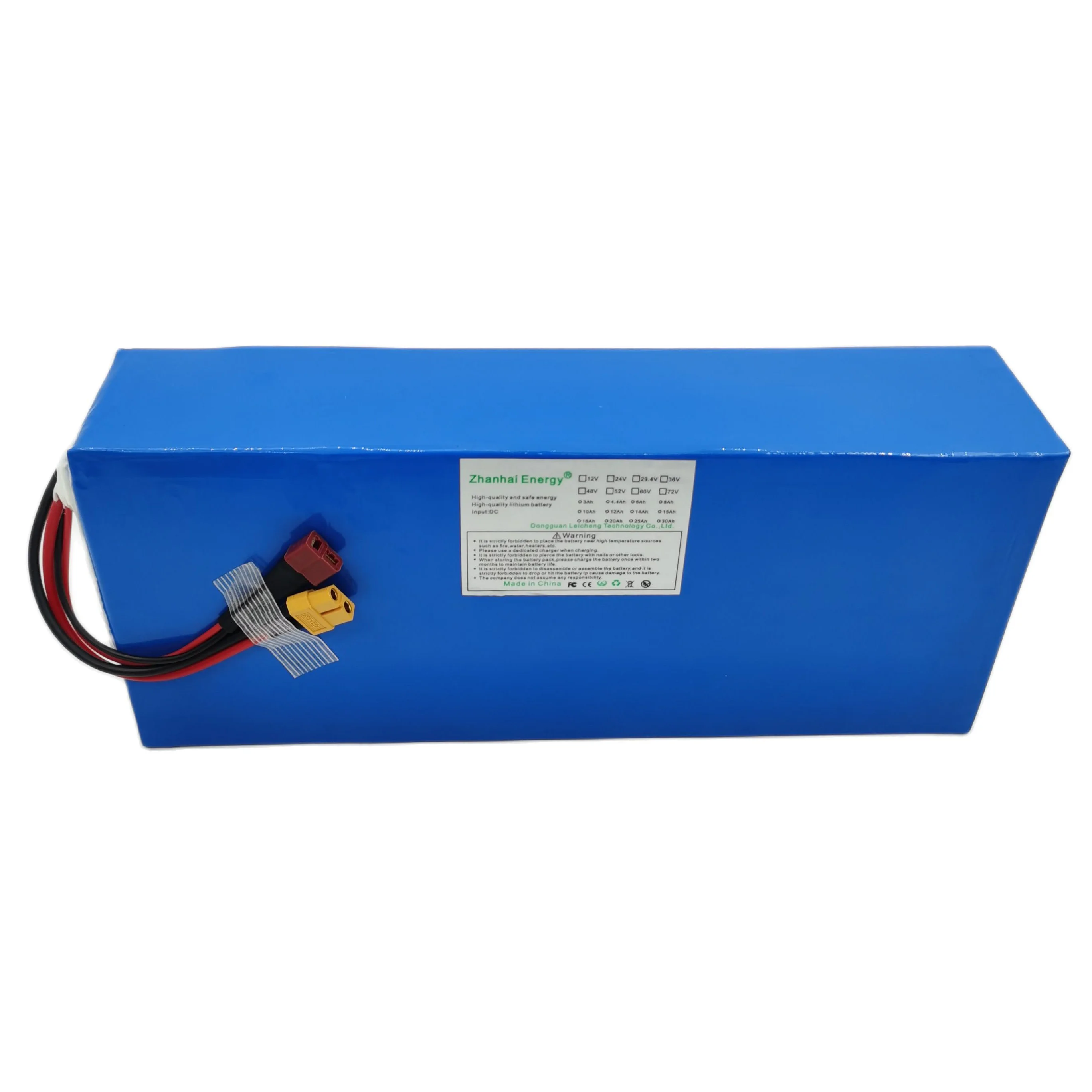 

48V 16Ah 13Ah 18650 Li-ion Rechargeable Battery Pack 13S 5P New Factory Direct Sales Can Be Customized Can Be Wholesale