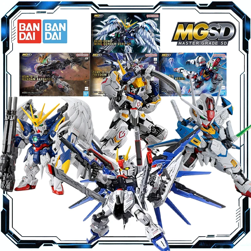 

Оригинальная сборная модель Bandai MGSD Wing Gundam Zero EW BabatosBB Warrior, фигурка-игрушка для мальчиков и девочек, подарок для детей