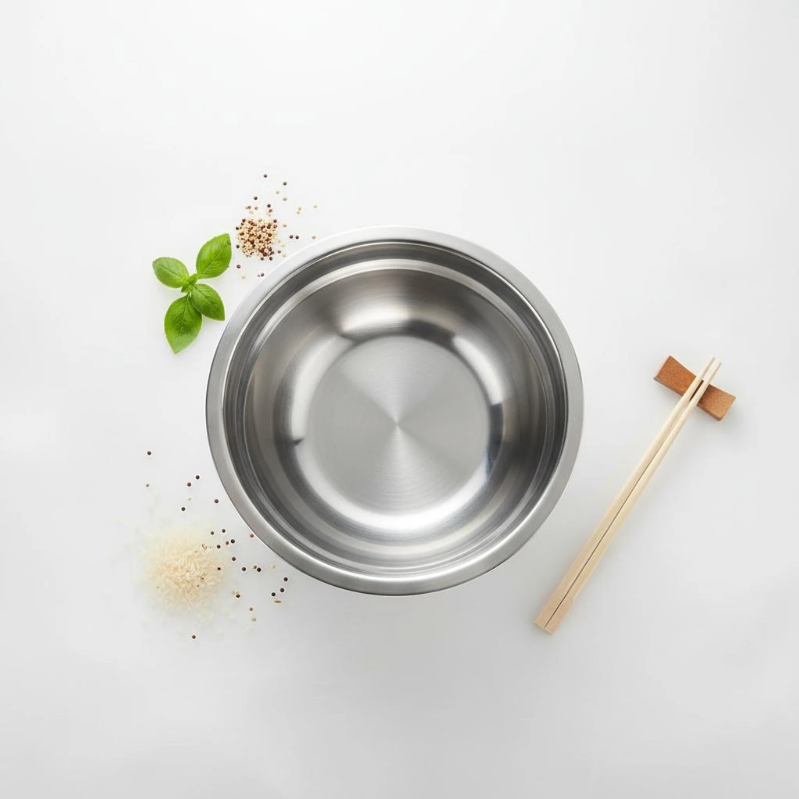 316 Stainless Steel Bowl Long-Lasting Stainless Steel Rice Bowl Household Tableware Non-Magnetic Non-Magnetic Dining Ware