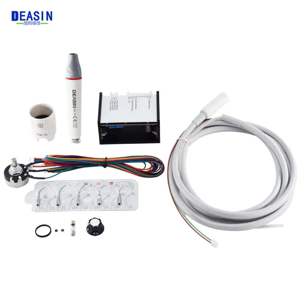 L9 Built-in Led Piezo Cavitron Den  tal Ultrasonic Scaler Machine Portable with Scaler Tips and Handpiece For Den  tal Unit Chai