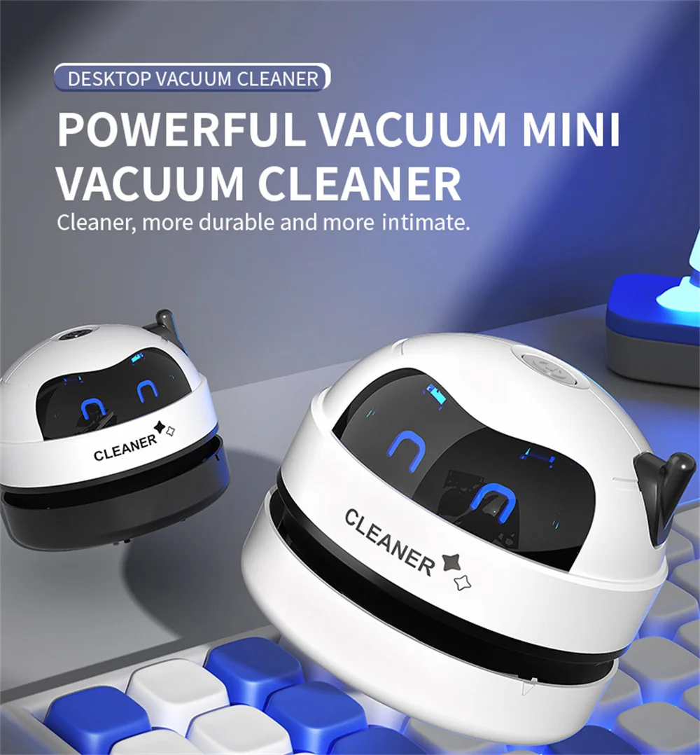 

Protable Mini Vacuum Cleaner USB Charging Desktop Cleaner Table Sweeper Drill Beads Picker For Home Office Diamond Painting Tool