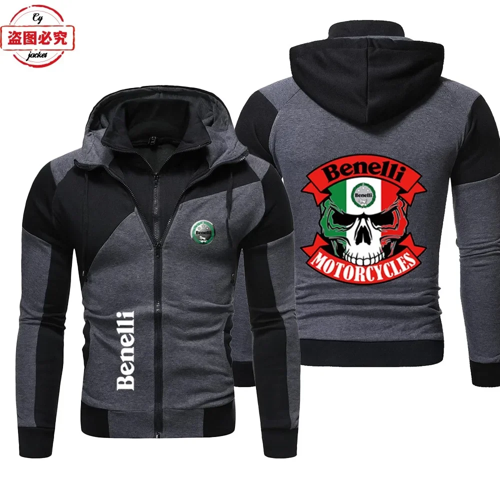 Benali Motorcycle Logo Motorcycle Jacket Racing Suit Loose Men's Top Casual Sweater Hoodie Group Suit