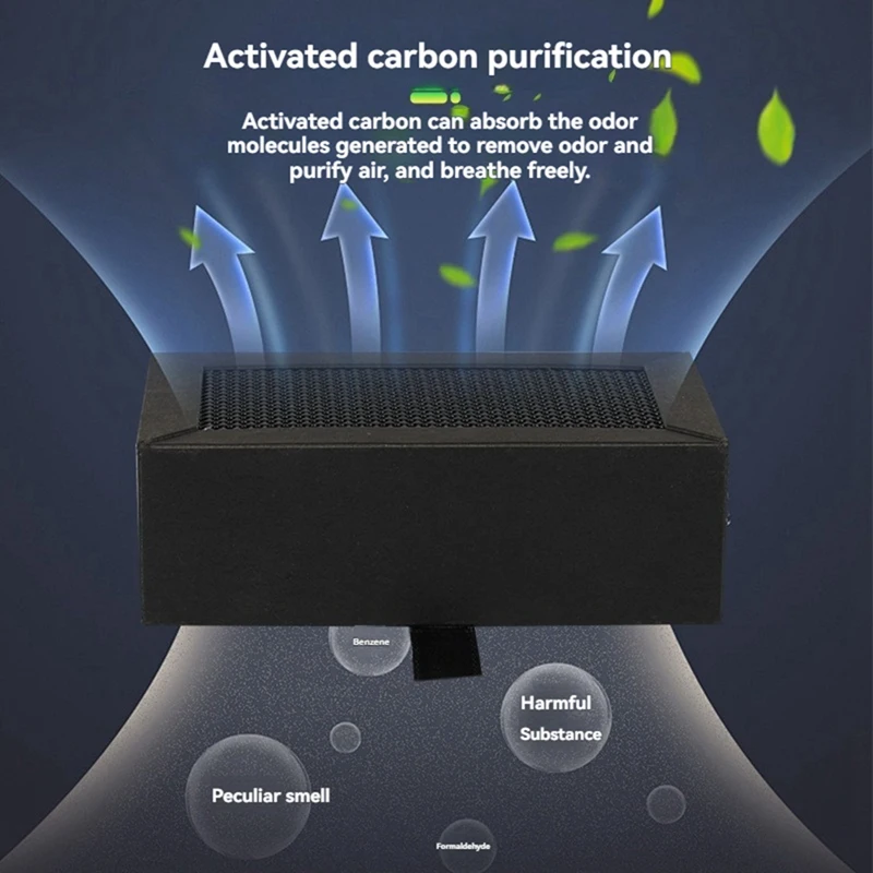 A7THK-3 pezzi di ricambio per filtro purificatore d'aria con filtro a carbone attivo per parti della stampante 3D Bambu Lab X1 X1C P1P P1S