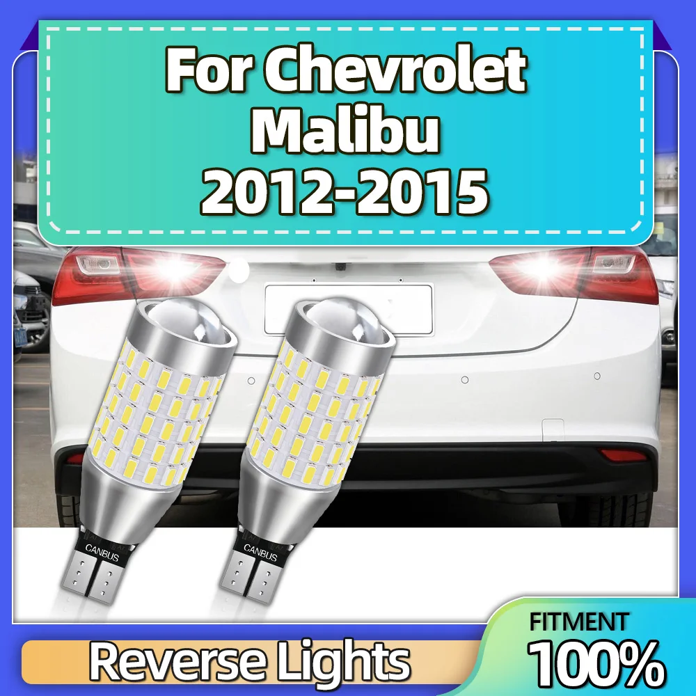 2000LM T15 87SMD LED CSP Chip Reverse Lights W16W 912 Signal Lamps 6000k White 12V For Chevrolet Malibu 2012 2013 2014 2015